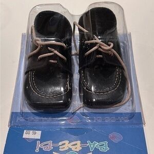 BA-BE-BI Leather Baby Shoes, Navy Blue, Size 20, 11-12 Months, 11.9 cm